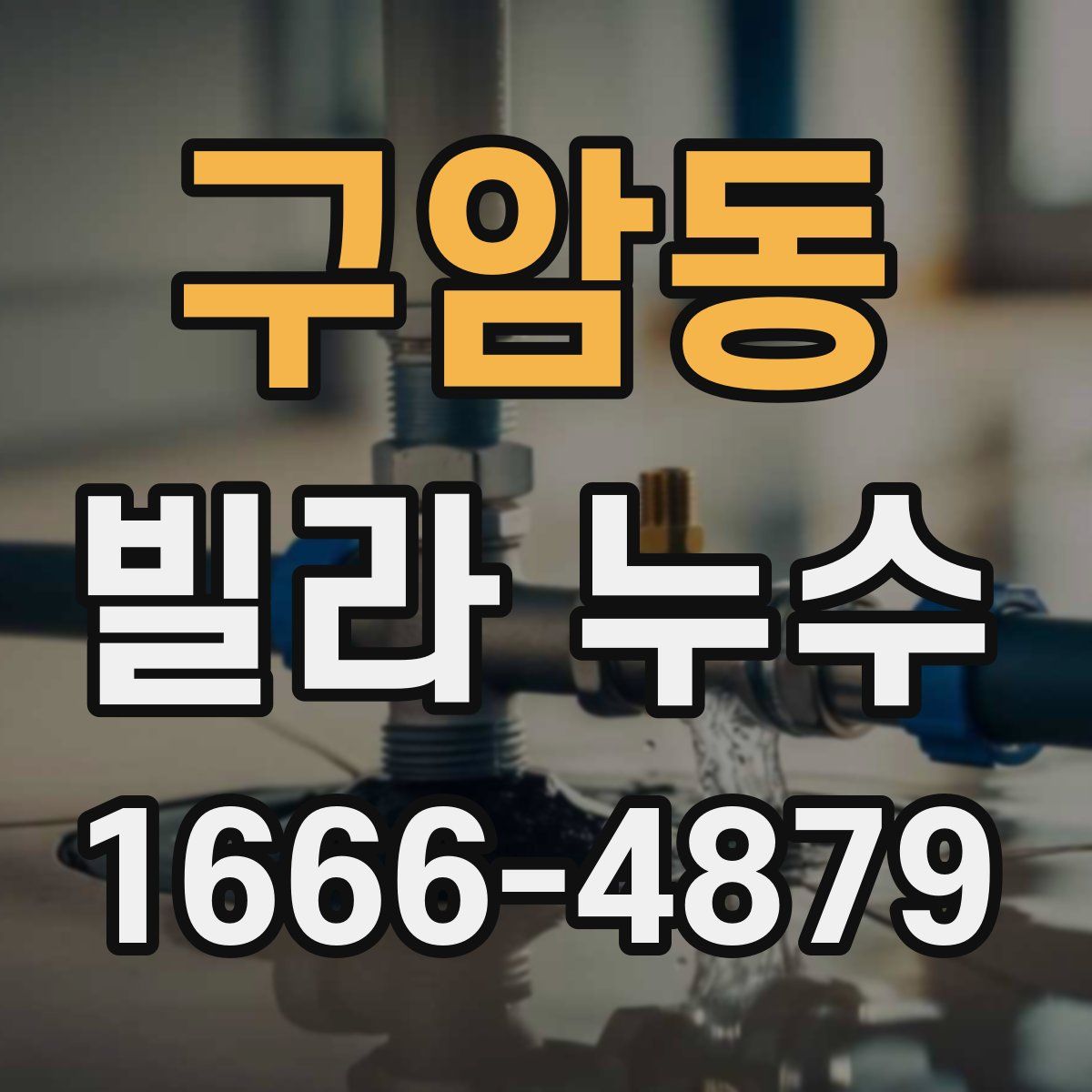 구암동 빌라 누수
