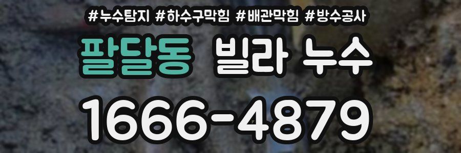 팔달동 빌라 누수