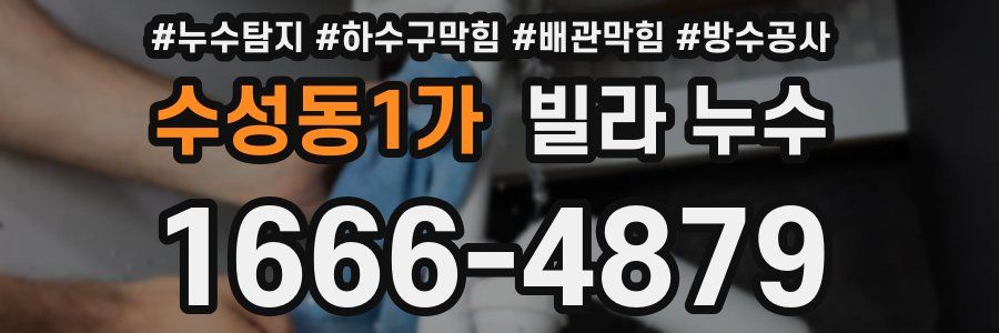 수성동1가 빌라 누수