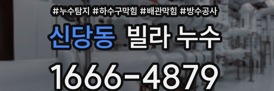 신당동 빌라 누수