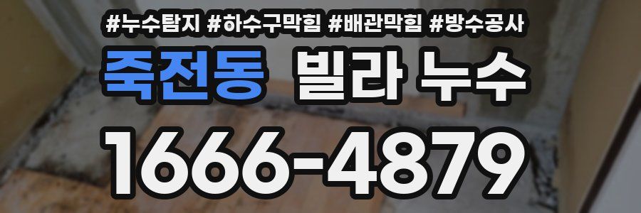 죽전동 빌라 누수