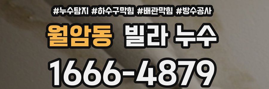 월암동 빌라 누수