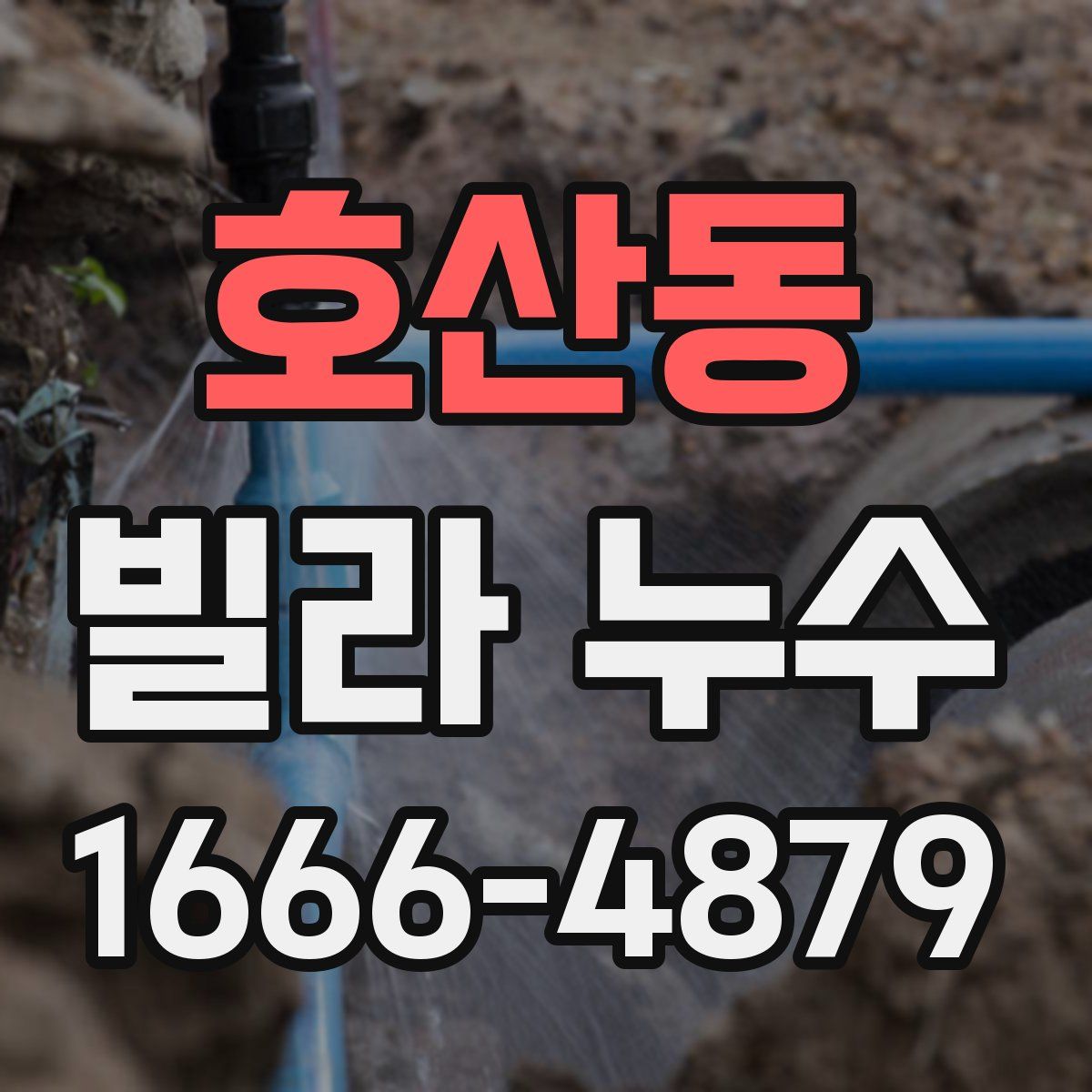 호산동 빌라 누수