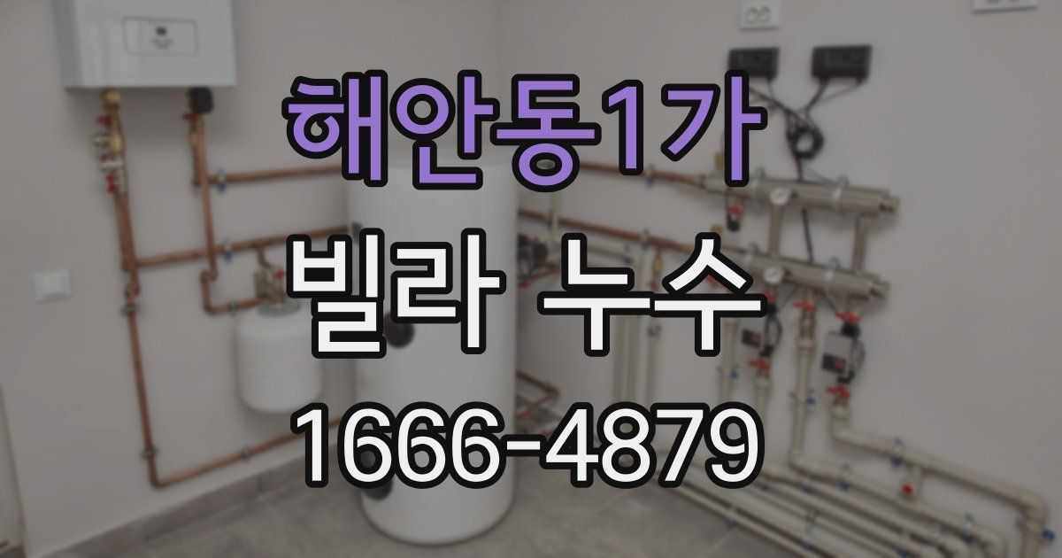 해안동1가 빌라 누수