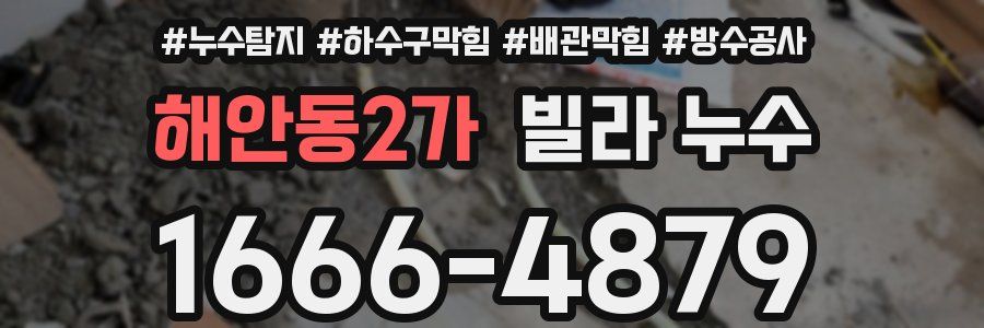 해안동2가 빌라 누수
