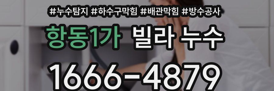 항동1가 빌라 누수