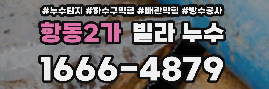항동2가 빌라 누수