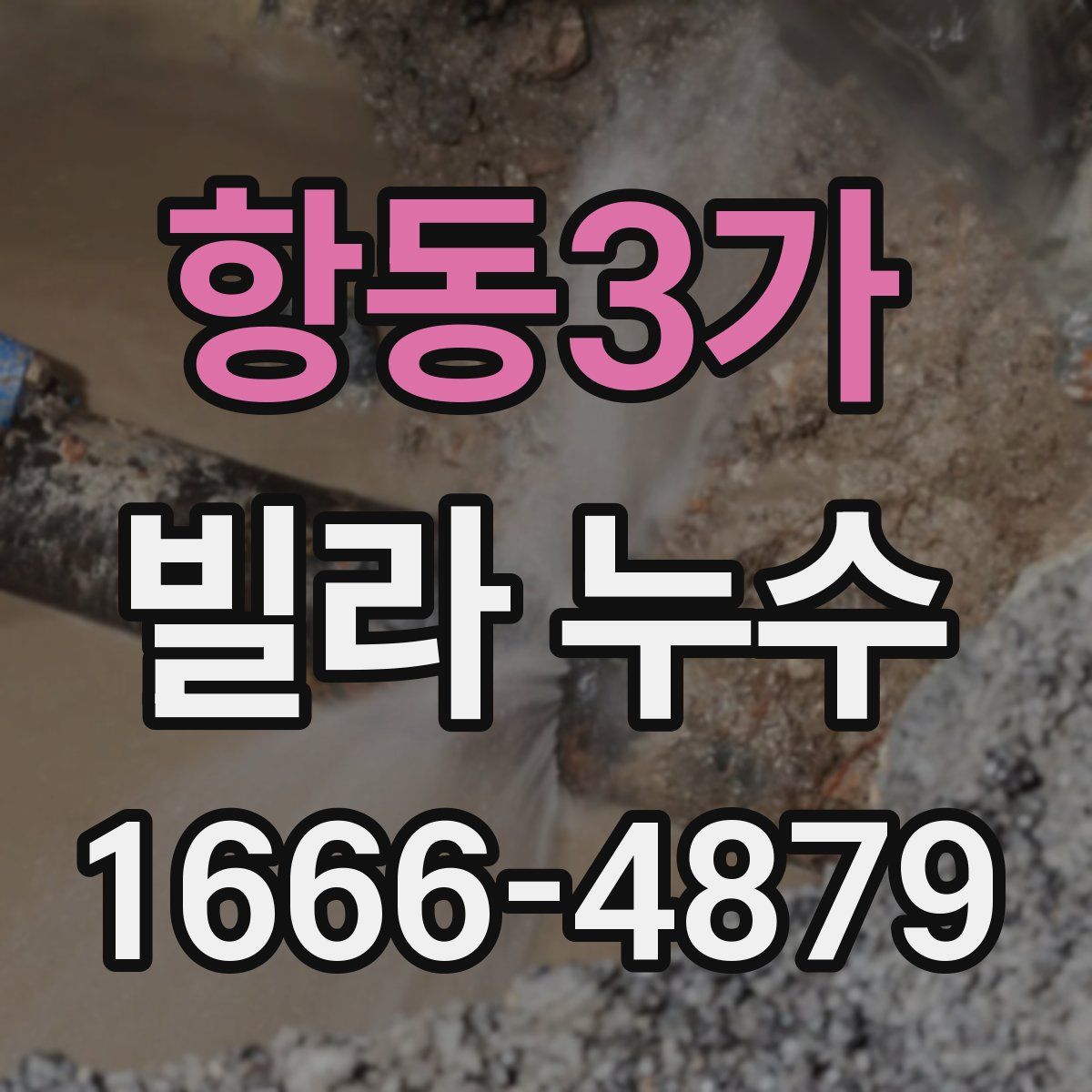 항동3가 빌라 누수