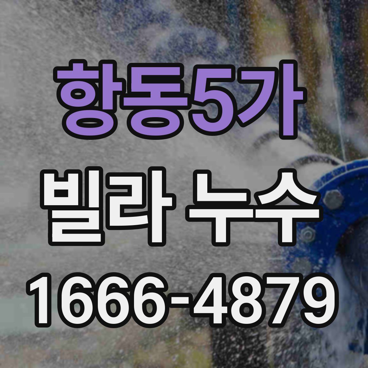 항동5가 빌라 누수