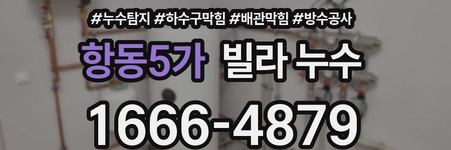 항동5가 빌라 누수