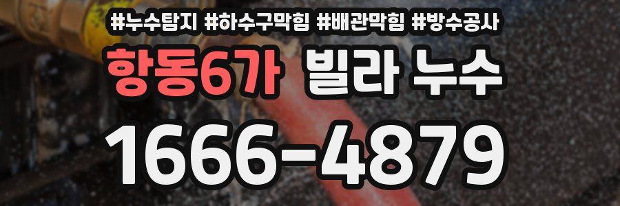 항동6가 빌라 누수