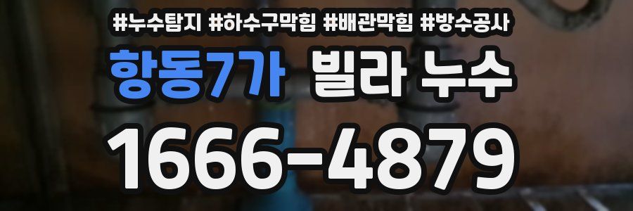 항동7가 빌라 누수