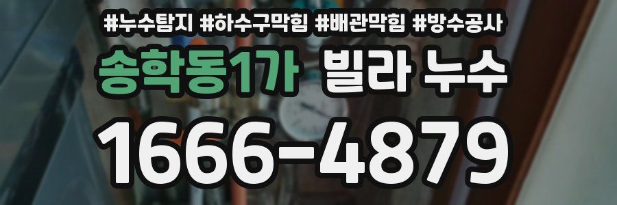 송학동1가 빌라 누수