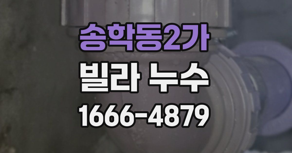 송학동2가 빌라 누수