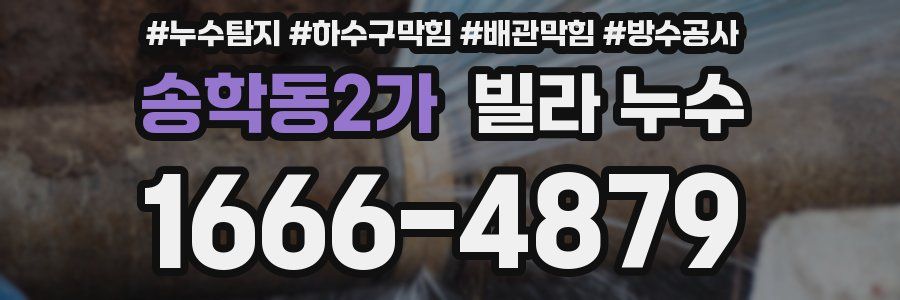 송학동2가 빌라 누수