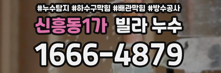 신흥동1가 빌라 누수