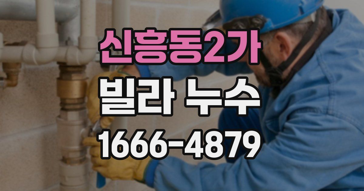 신흥동2가 빌라 누수
