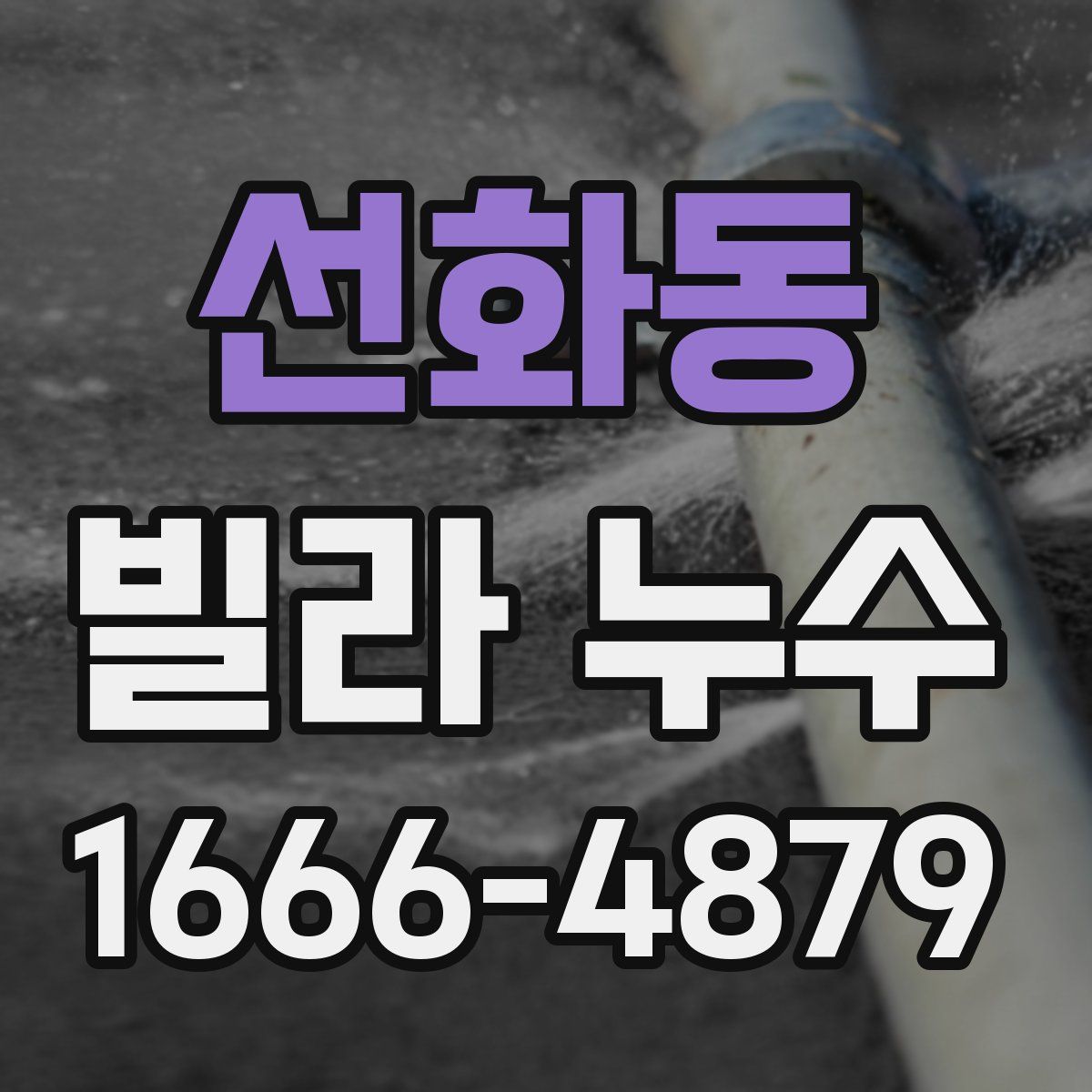 선화동 빌라 누수