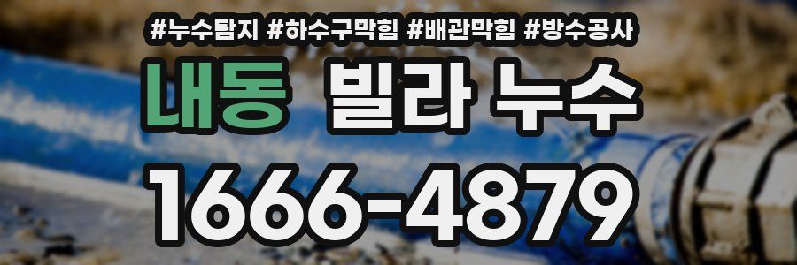 내동 빌라 누수