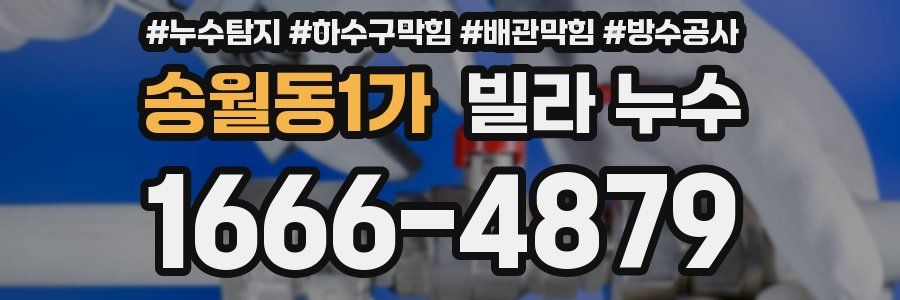 송월동1가 빌라 누수