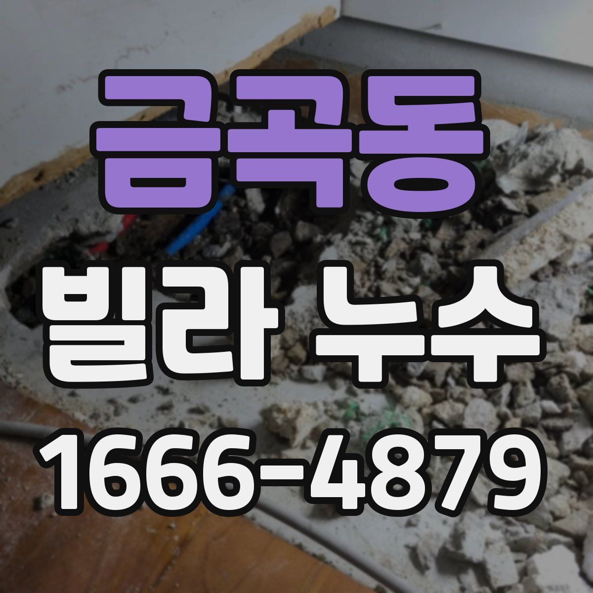 금곡동 빌라 누수