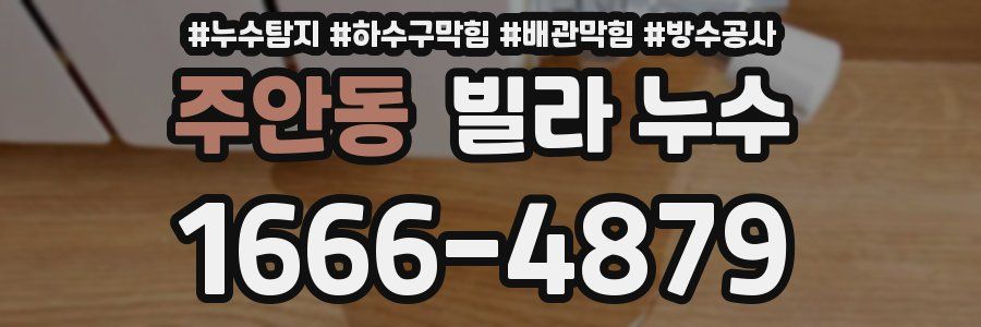 주안동 빌라 누수