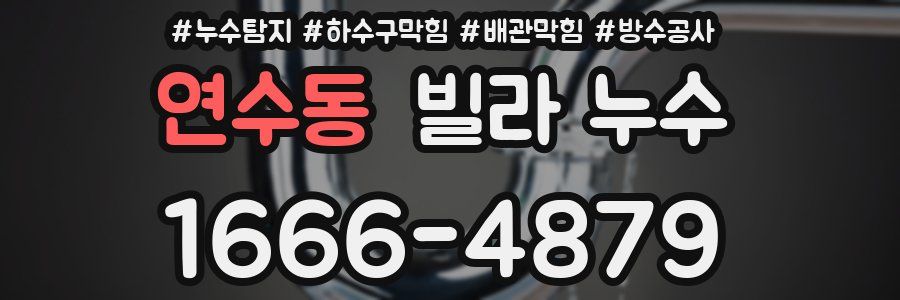 연수동 빌라 누수