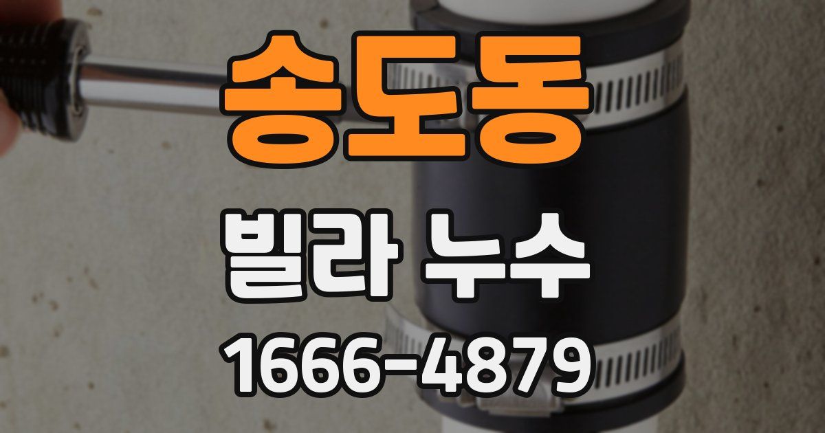 송도동 빌라 누수