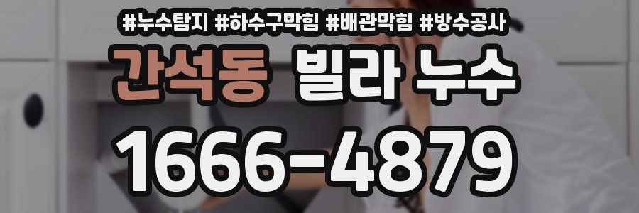 간석동 빌라 누수