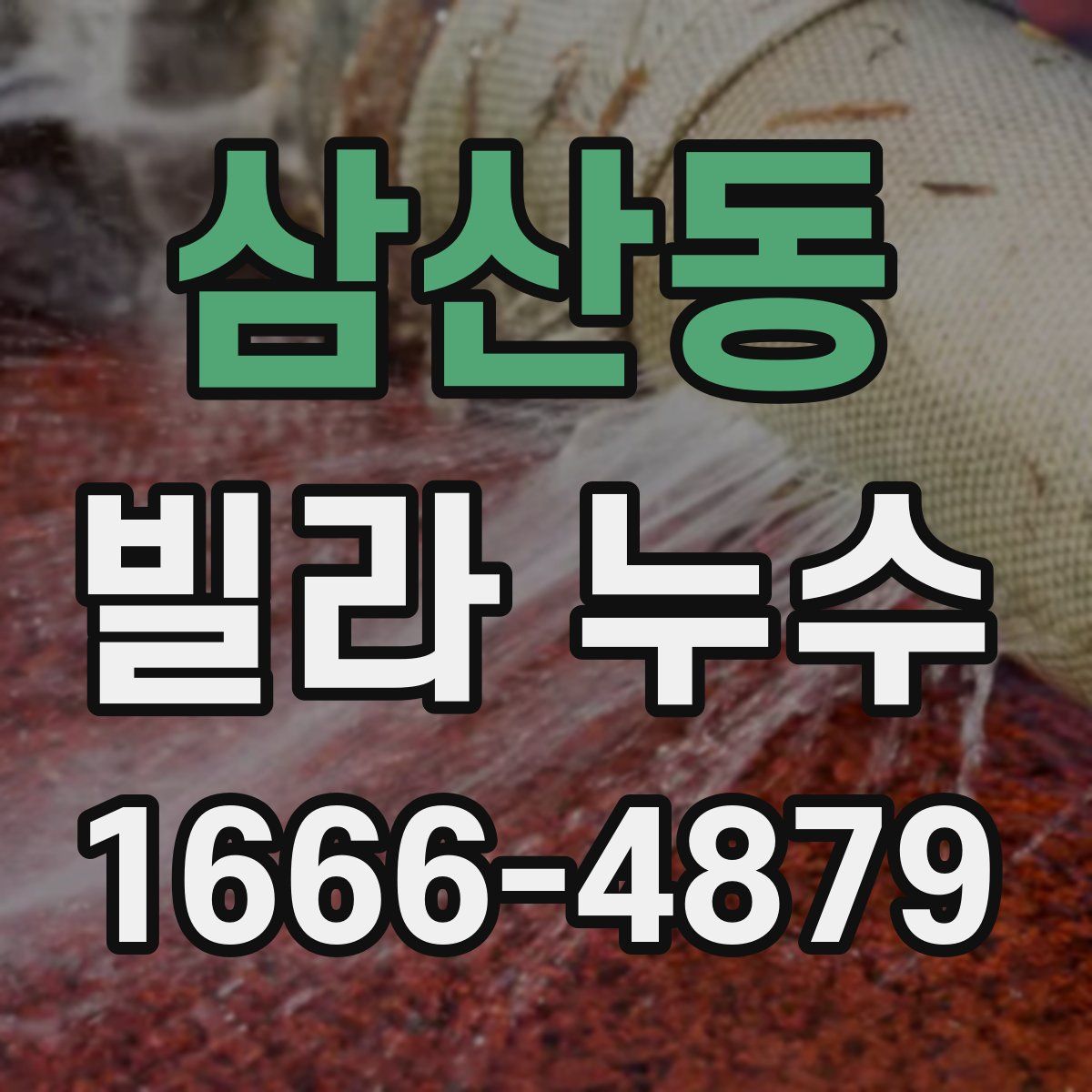 삼산동 빌라 누수