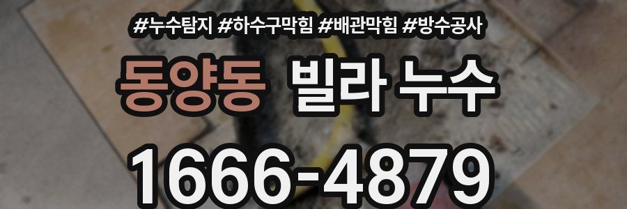 동양동 빌라 누수