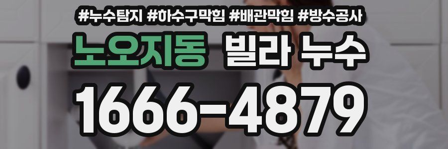 노오지동 빌라 누수