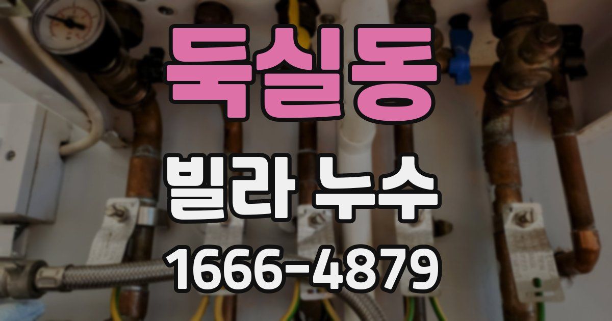 둑실동 빌라 누수