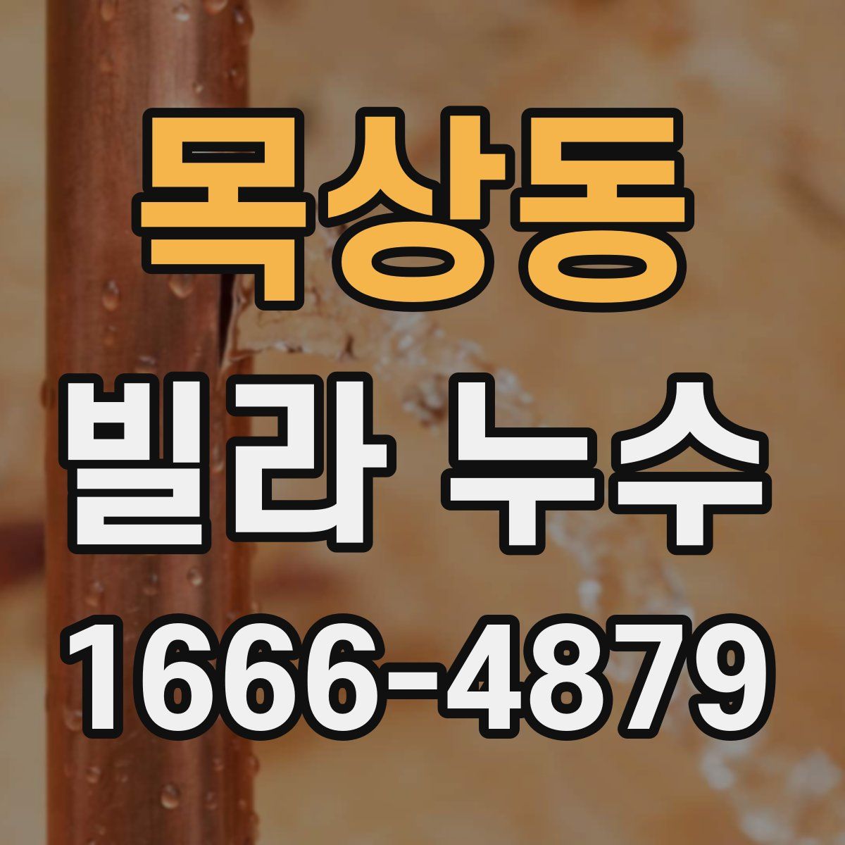 목상동 빌라 누수