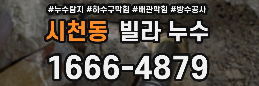 시천동 빌라 누수