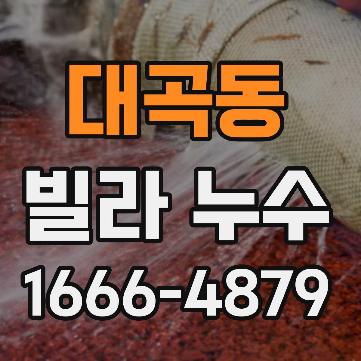 대곡동 빌라 누수