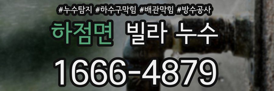 하점면 빌라 누수