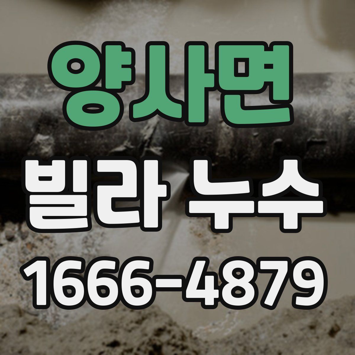 양사면 빌라 누수