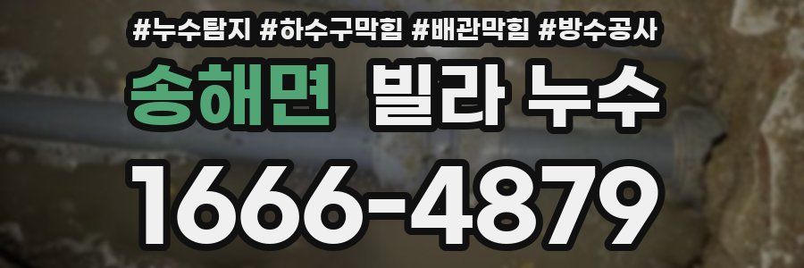 송해면 빌라 누수