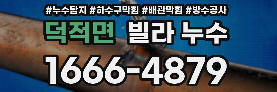 덕적면 빌라 누수