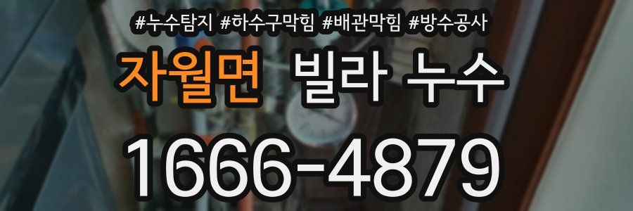 자월면 빌라 누수