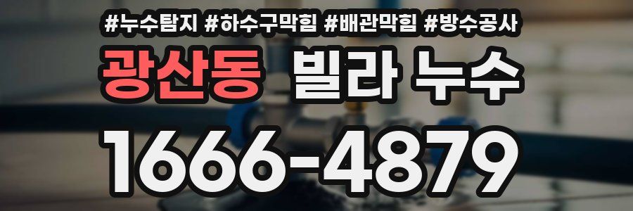 광산동 빌라 누수