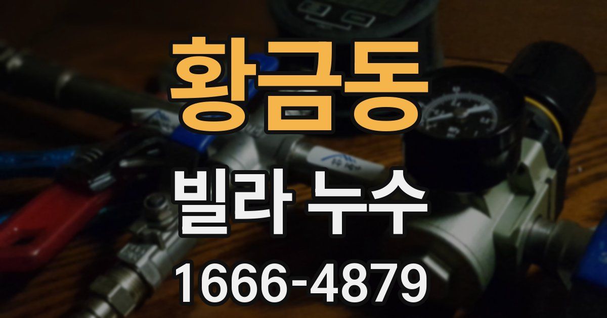 황금동 빌라 누수