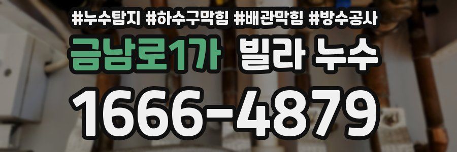 금남로1가 빌라 누수