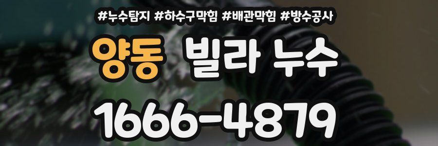 양동 빌라 누수