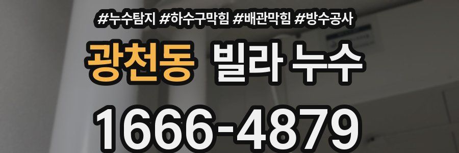 광천동 빌라 누수