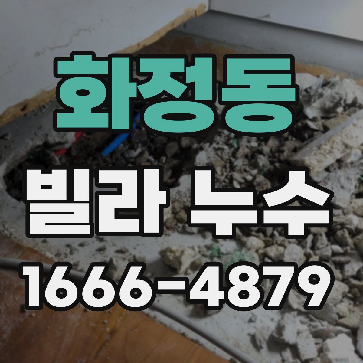 화정동 빌라 누수