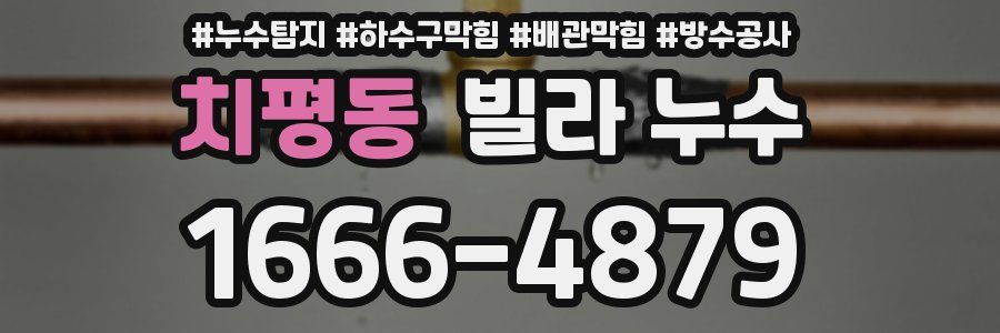 치평동 빌라 누수