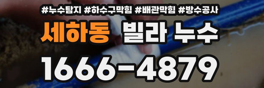세하동 빌라 누수