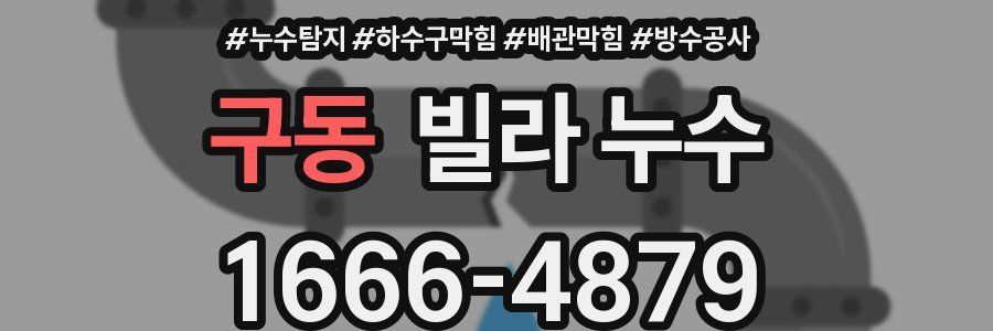 구동 빌라 누수